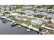 A residential neighborhood with canal access, featuring private docks and waterfront living at 12637 2Nd Isle, Hudson, FL 34667