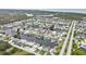 Aerial view of canal front homes offering waterfront living and easy access to the waterway at 12637 2Nd Isle, Hudson, FL 34667
