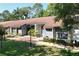 Charming townhome with well-maintained landscaping, stone accents, and a cozy front entrance at 2139 Sea Pines Ct, Spring Hill, FL 34606