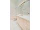 Bathroom featuring a vanity and a shower-tub combo at 2348 Rolling View Dr, Spring Hill, FL 34606