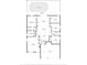 Detailed floor plan featuring four bedrooms, three baths, formal living areas, and a spacious kitchen for easy single-floor living at 2526 Brinley Dr, Trinity, FL 34655