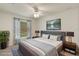 Cozy bedroom with a plush bed, modern decor, and a serene atmosphere at 3631 Celebration Dr, Brooksville, FL 34604