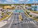 Aerial view of New Port Richey Main Street entrance, showing vibrant streets and blue skies at 5627 Ferguson Ct # 1303, New Port Richey, FL 34652