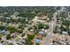 Scenic aerial shot of a suburban area featuring lush greenery, diverse homes, and roadways at 6172 Raleigh St, Spring Hill, FL 34606