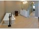 Spa-like bathroom with a soaking tub, double vanity, and modern fixtures at 6172 Raleigh St, Spring Hill, FL 34606