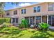 Well-maintained backyard with sunroom, perfect for outdoor enjoyment at 7802 Hardwick Dr # 1116, New Port Richey, FL 34653