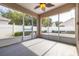 Spacious screened-in lanai providing the perfect space for outdoor relaxation and entertaining at 8526 Hawbuck St, Trinity, FL 34655