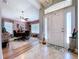 Inviting entryway showcasing tile floors, soaring ceilings, and lots of natural light at 9152 Bunting Rd, Weeki Wachee, FL 34613
