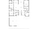 Simplified floor plan showcasing layout of this new home and garage at 10380 Yellow Hammer Rd, Weeki Wachee, FL 34614