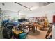 Spacious garage offering ample storage space for projects and parking at 10380 Yellow Hammer Rd, Weeki Wachee, FL 34614