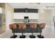 Modern kitchen with large center island and stainless steel appliances at 10380 Yellow Hammer Rd, Weeki Wachee, FL 34614