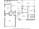 The floor plan shows a three-bedroom home with a sunroom, dining area, living room, and garage at 10411 Ireland St, Spring Hill, FL 34608