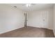 Bedroom with new floors, ceiling fan, and closet at 10441 Mayflower Rd, Spring Hill, FL 34608