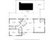 Detailed floor plan showcasing the layout, including a living room, kitchen, bedrooms, and outdoor screened patio at 10441 Mayflower Rd, Spring Hill, FL 34608