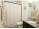 Bright bathroom featuring granite countertops and shower with tub at 12458 Fish Cove Dr, Spring Hill, FL 34609