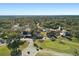 Aerial view of a community clubhouse, pool, tennis courts, and golf course at 12920 Wedgewood Way # B, Hudson, FL 34667