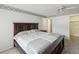 Comfortable bedroom with ceiling fan and carpeted floors at 12920 Wedgewood Way # B, Hudson, FL 34667