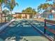 Well-maintained bocce ball court provides a recreational space for friendly competition and outdoor fun at 12920 Wedgewood Way # B, Hudson, FL 34667
