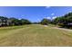 Scenic golf course view with lush green grass, mature trees, and a clear blue sky at 14466 Tamarind Loop, Spring Hill, FL 34609