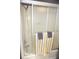 Bathroom shower with glass door and chrome fixtures at 21040 Lazy Days Cir, Lutz, FL 33558