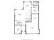 Detailed floorplan of the home layout, highlighting room dimensions and layout for the first floor at 4056 Burdick Loop, Odessa, FL 33556