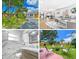 A home collage showing exterior, kitchen, living room, bathroom, and backyard views at 4057 67Th N Ave, Pinellas Park, FL 33781