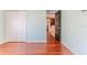 Spare bedroom with hardwood floors and closet, great space for an office at 4094 Braemere Dr, Spring Hill, FL 34609