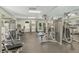 Modern fitness center with state-of-the-art exercise equipment for a complete workout experience at 4215 Maplehurst Way, Spring Hill, FL 34609