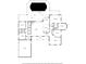 Detailed floor plan showcasing the layout with bedrooms, living spaces, and a screened patio at 4595 Lake In The Woods Dr, Spring Hill, FL 34607