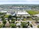 Aerial view of property with shopping, highways and the Gulf of Mexico in view at 5121 Hemlock Dr, New Port Richey, FL 34652