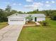 Charming single-story home with a well-maintained lawn and attached garage at 6197 Belkton Ave, Spring Hill, FL 34608
