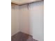 Small walk-in closet with carpeting and wallpaper at 10149 Huntley St, New Port Richey, FL 34654