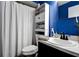 Bathroom with a shower, sink, and storage at 10670 43Rd N St # 204, Clearwater, FL 33762