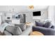 Cozy living room with stylish furnishings and modern decor at 12535 Third Isle, Hudson, FL 34667
