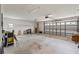 Spacious garage interior with ample room for parking and storage solutions at 12805 Coronado Dr, Spring Hill, FL 34609