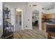 View of open floorplan and dining room off the kitchen at 1862 Wood Bend St, Tarpon Springs, FL 34689