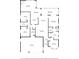 Layout showcasing the dimensions of the home's rooms, including bedrooms, kitchen, and screened porch at 1862 Wood Bend St, Tarpon Springs, FL 34689