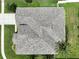 Top down aerial showcasing this home's roof and landscaping at 22316 Red Jacket Ln, Land O Lakes, FL 34639