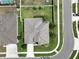 This home offers a lush lawn, palm trees, and is situated on a corner lot on a quiet street at 22316 Red Jacket Ln, Land O Lakes, FL 34639