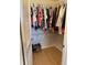 Spacious walk-in closet with ample storage space at 2270 Alden Ln # A, Palm Harbor, FL 34683