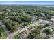 Picturesque aerial view showcasing neighborhood and mature trees at 2887 Cathy Ln, Clearwater, FL 33760