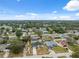 Scenic aerial view of a residential area showcasing well-maintained homes and green landscapes at 3312 Blythe Ave, Spring Hill, FL 34609