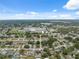 Panoramic aerial view of a residential neighborhood with lush greenery, showcasing the community's layout at 3312 Blythe Ave, Spring Hill, FL 34609