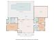 Detailed floor plan of house with pool, garage, and multiple bedrooms at 34335 Berryhill Dr, Webster, FL 33597