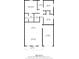 Detailed floor plan showcasing the layout of the home, including bedrooms, bathrooms, and living areas at 3554 Arrowhead Ave, Spring Hill, FL 34606