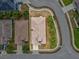 Aerial view of a property with well-defined lot lines and a neatly landscaped yard, providing privacy at 4266 High Ridge Ave, Spring Hill, FL 34609