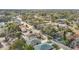 Scenic aerial view of a quiet neighborhood with tree-lined streets and well-maintained homes at 4503 Courtland St, Tampa, FL 33610