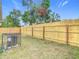 Newly installed backyard wooden fence at 4503 Courtland St, Tampa, FL 33610
