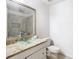 Bathroom with granite vanity and bowl sink at 4503 Courtland St, Tampa, FL 33610