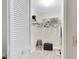 Walk-in closet with shelving and ample storage space for organizing clothes and accessories at 4841 Wakefield Ct # 4841, New Port Richey, FL 34655